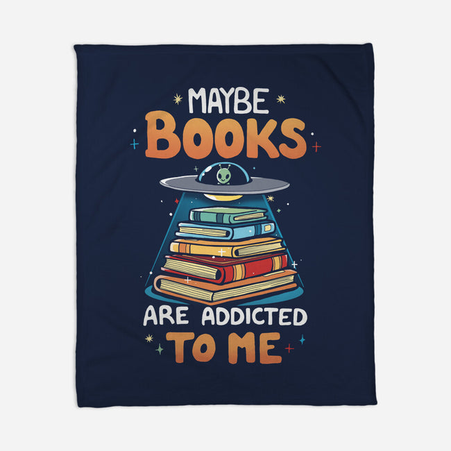 Books Addicted-None-Fleece-Blanket-Vallina84