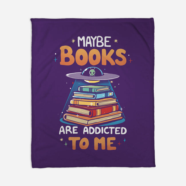 Books Addicted-None-Fleece-Blanket-Vallina84