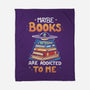 Books Addicted-None-Fleece-Blanket-Vallina84