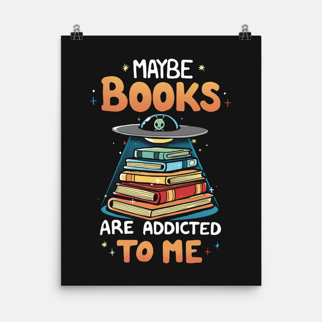 Books Addicted-None-Matte-Poster-Vallina84
