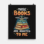 Books Addicted-None-Matte-Poster-Vallina84