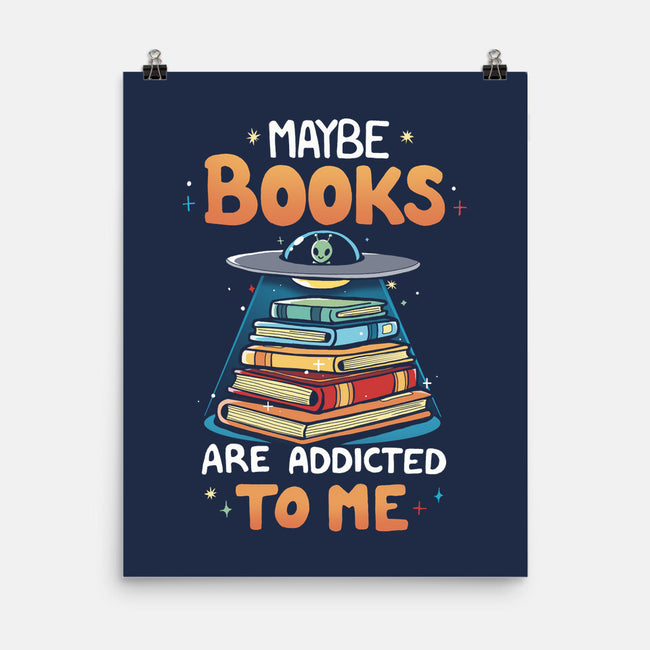 Books Addicted-None-Matte-Poster-Vallina84