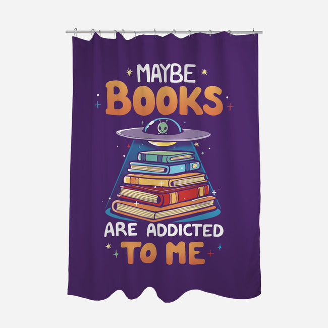Books Addicted-None-Polyester-Shower Curtain-Vallina84