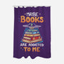 Books Addicted-None-Polyester-Shower Curtain-Vallina84
