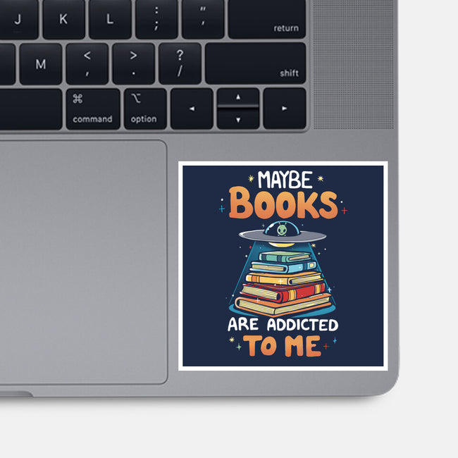 Books Addicted-None-Glossy-Sticker-Vallina84