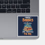 Books Addicted-None-Glossy-Sticker-Vallina84