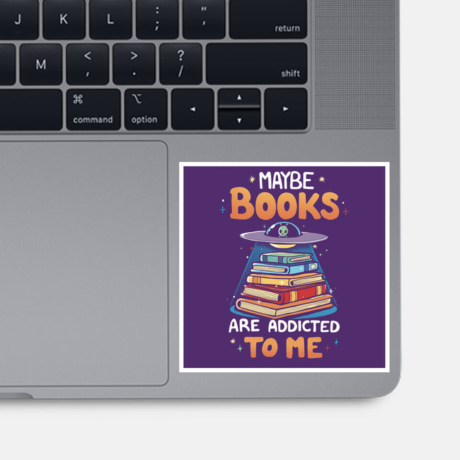 Books Addicted-None-Glossy-Sticker-Vallina84