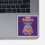 Books Addicted-None-Glossy-Sticker-Vallina84