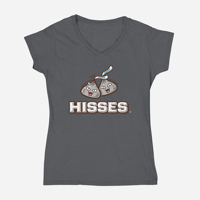 Hisses-Womens-V-Neck-Tee-krisren28