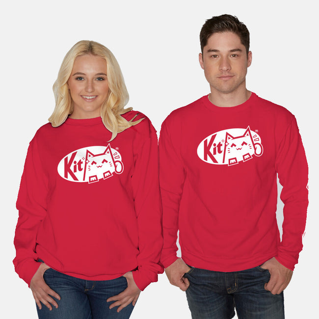 Kit Cat-Unisex-Crew Neck-Sweatshirt-krisren28