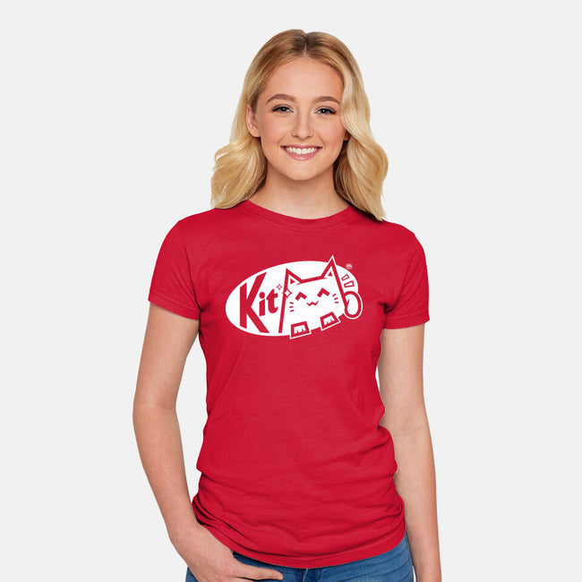 Kit Cat-Womens-Fitted-Tee-krisren28