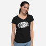 Kit Cat-Womens-V-Neck-Tee-krisren28