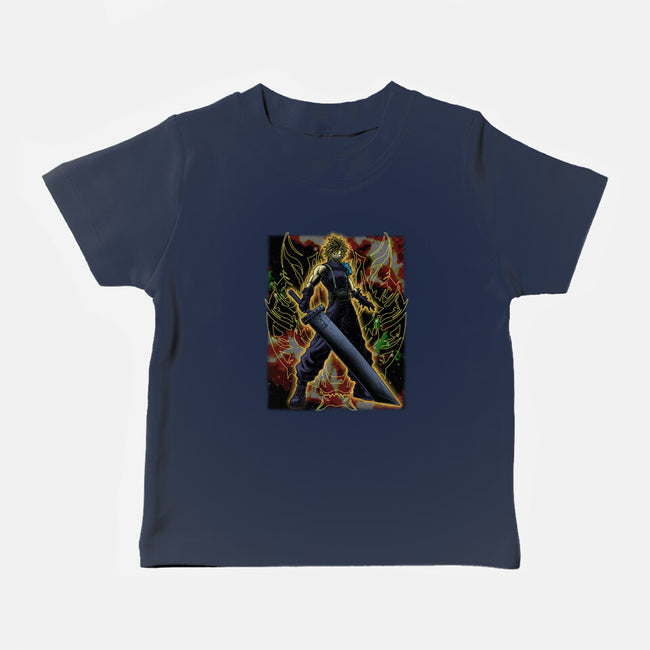 Strife Warrior Shadow Nebula-Baby-Basic-Tee-Astrobot Invention