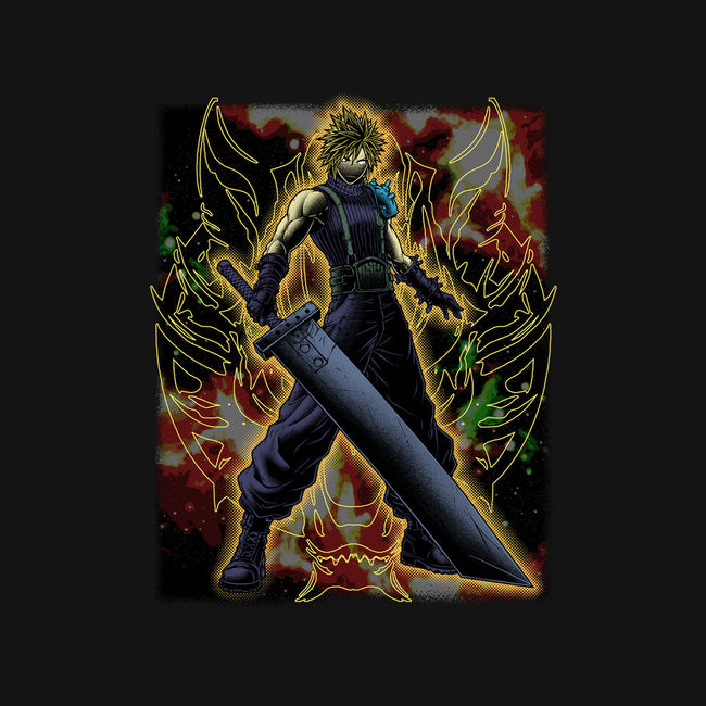 Strife Warrior Shadow Nebula-None-Stretched-Canvas-Astrobot Invention