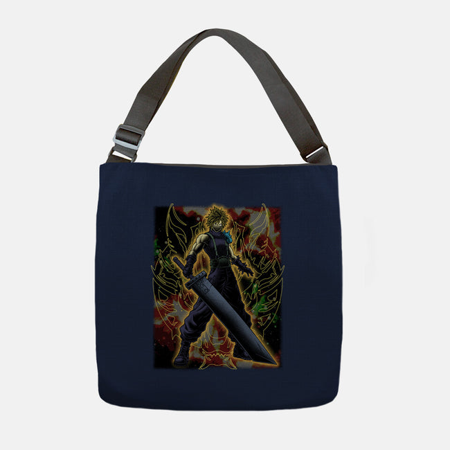 Strife Warrior Shadow Nebula-None-Adjustable Tote-Bag-Astrobot Invention