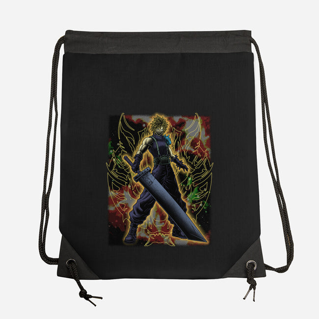 Strife Warrior Shadow Nebula-None-Drawstring-Bag-Astrobot Invention