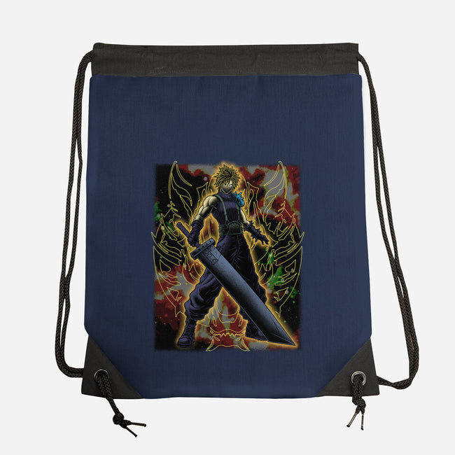 Strife Warrior Shadow Nebula-None-Drawstring-Bag-Astrobot Invention