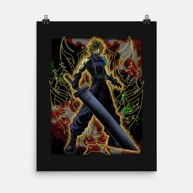 Strife Warrior Shadow Nebula-None-Matte-Poster-Astrobot Invention