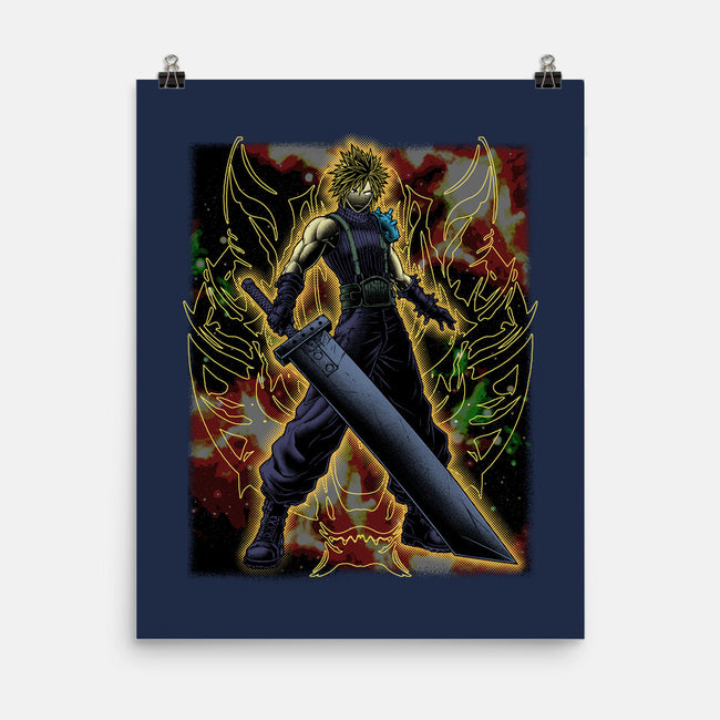 Strife Warrior Shadow Nebula-None-Matte-Poster-Astrobot Invention