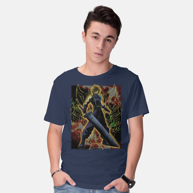 Strife Warrior Shadow Nebula-Mens-Basic-Tee-Astrobot Invention