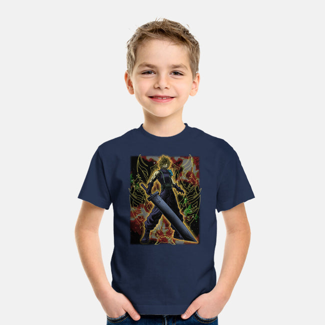 Strife Warrior Shadow Nebula-Youth-Basic-Tee-Astrobot Invention