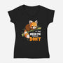 If You Need Me-Womens-V-Neck-Tee-Vallina84