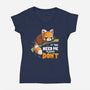 If You Need Me-Womens-V-Neck-Tee-Vallina84