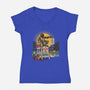 No Running-Womens-V-Neck-Tee-AndreusD