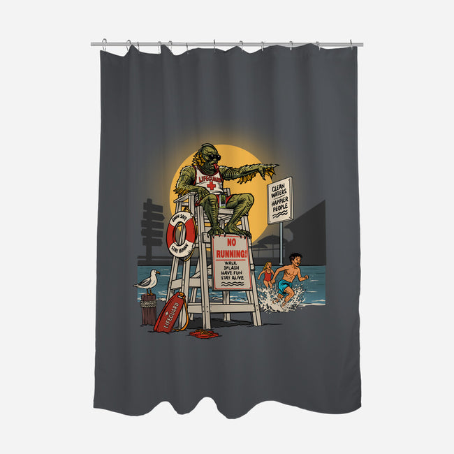 No Running-None-Polyester-Shower Curtain-AndreusD
