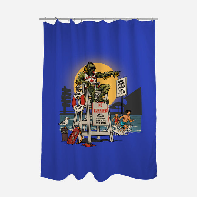 No Running-None-Polyester-Shower Curtain-AndreusD