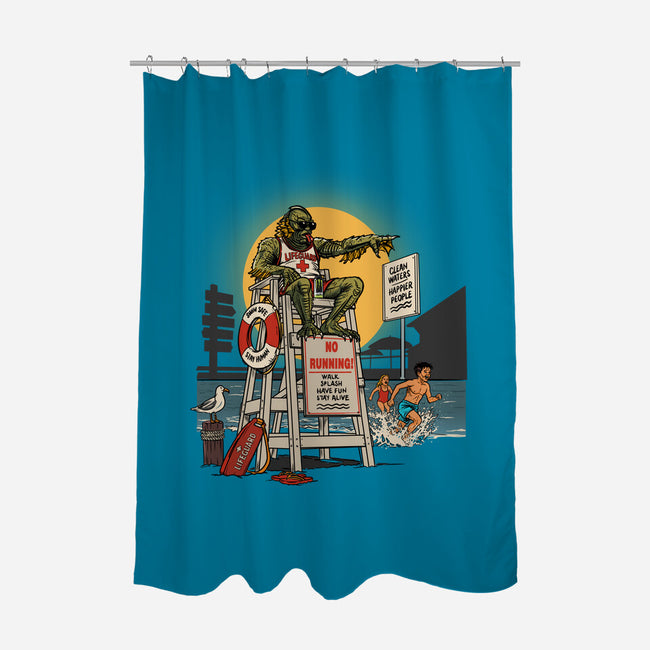 No Running-None-Polyester-Shower Curtain-AndreusD