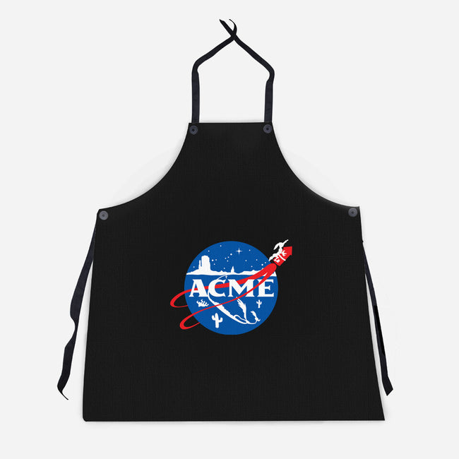 Acme Space Program-Unisex-Kitchen-Apron-mekazoo