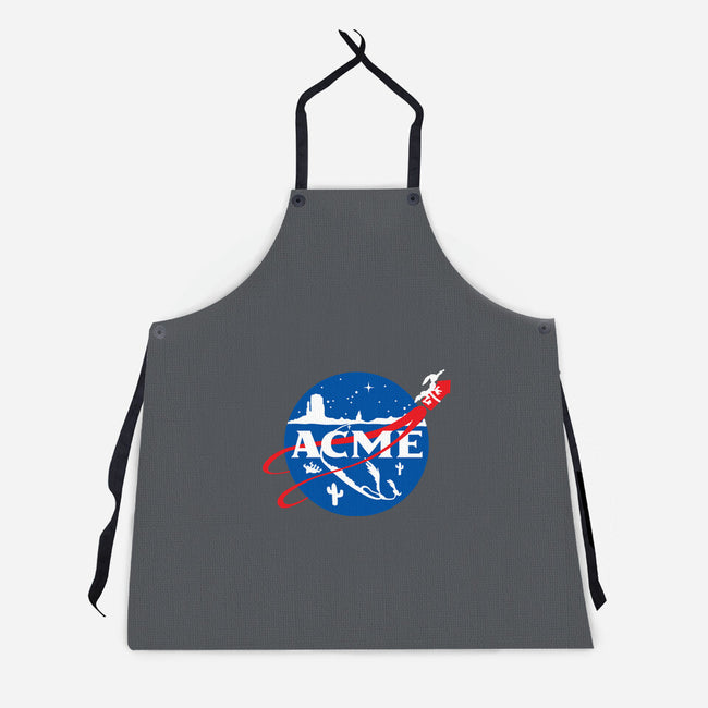 Acme Space Program-Unisex-Kitchen-Apron-mekazoo