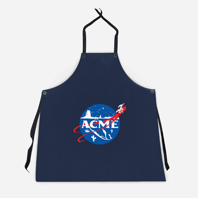 Acme Space Program-Unisex-Kitchen-Apron-mekazoo
