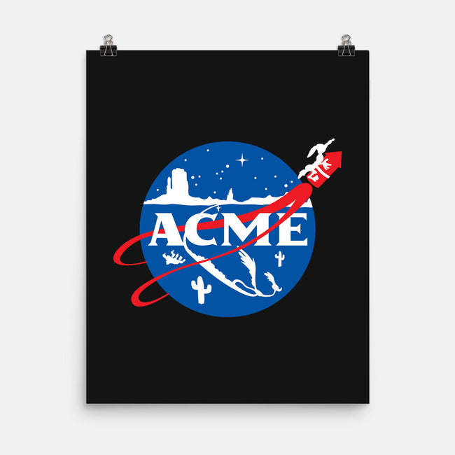 Acme Space Program-None-Matte-Poster-mekazoo