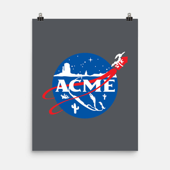 Acme Space Program-None-Matte-Poster-mekazoo