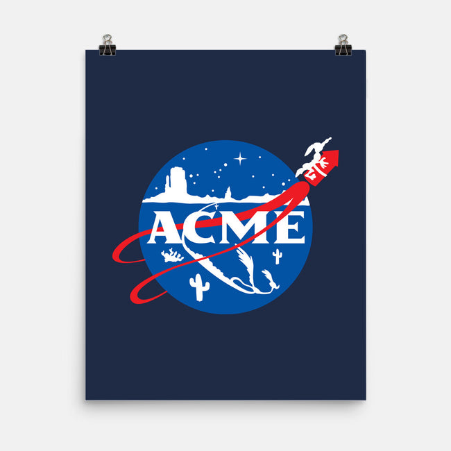 Acme Space Program-None-Matte-Poster-mekazoo