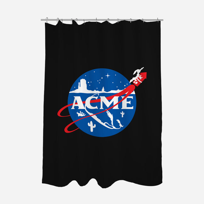 Acme Space Program-None-Polyester-Shower Curtain-mekazoo