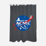 Acme Space Program-None-Polyester-Shower Curtain-mekazoo