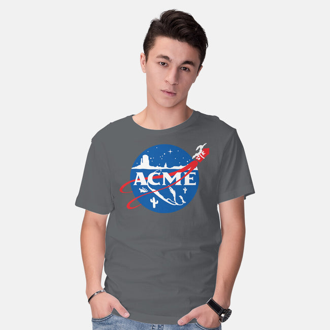Acme Space Program-Mens-Basic-Tee-mekazoo