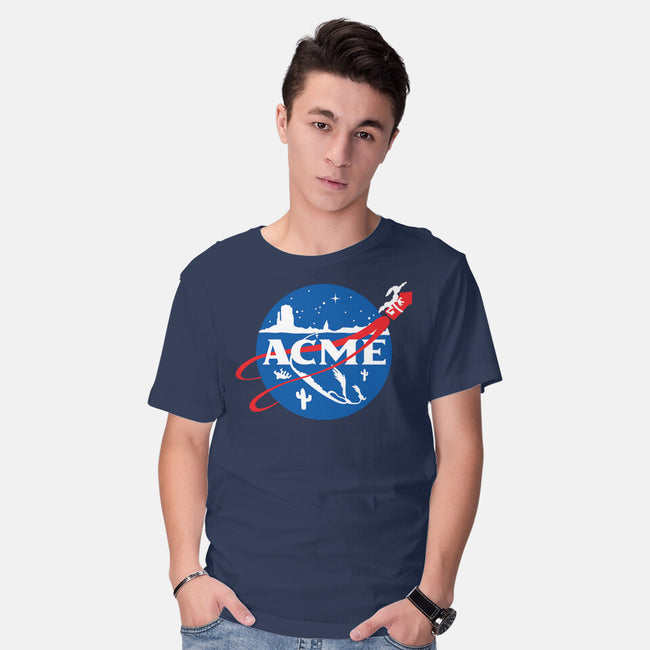 Acme Space Program-Mens-Basic-Tee-mekazoo