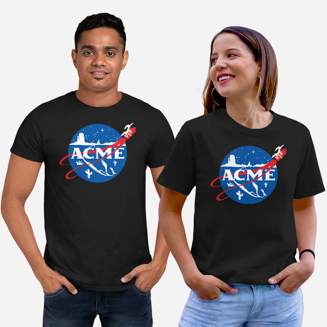 Acme Space Program-Unisex-Basic-Tee-mekazoo