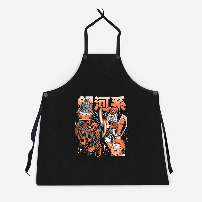 Galactic Beef-Unisex-Kitchen-Apron-Henrique Torres
