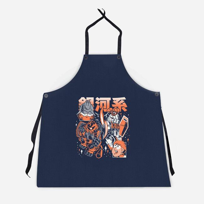 Galactic Beef-Unisex-Kitchen-Apron-Henrique Torres