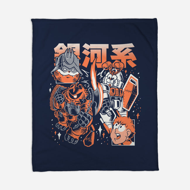 Galactic Beef-None-Fleece-Blanket-Henrique Torres