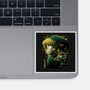 Magnetic Overlord Sumi-E-None-Glossy-Sticker-Astrobot Invention