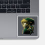 Magnetic Overlord Sumi-E-None-Glossy-Sticker-Astrobot Invention