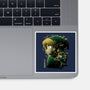 Magnetic Overlord Sumi-E-None-Glossy-Sticker-Astrobot Invention