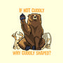 Cuddly Bear-None-Basic Tote-Bag-SeamusAran