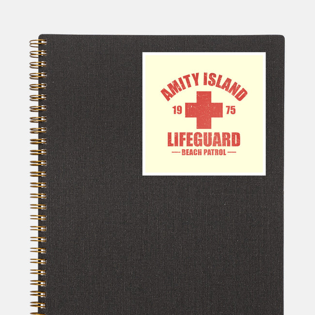 Amity Island Beach Patrol-None-Glossy-Sticker-kg07